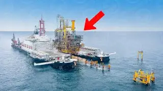 Внутри крупнейшего в мире судна стоимостью 3,4 миллиарда долларов, поднимающего гигантские нефтяные платформы