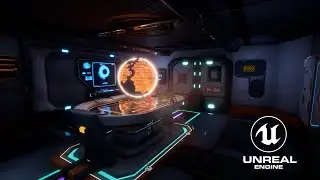 Sci fi Room Space - 3D Environment