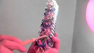 Double braid rainbow loom