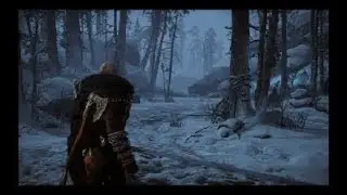 God of War Ragnar&ouml;k Introduction of Odin with Thor Fight. No Damage.