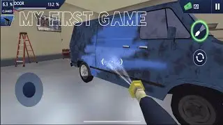 My First Gaming Video On YouTube || Power Wash Game || Power Wash Simulator  || Washing Car Game