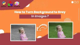 Change background using python | How to replace background to (Black & White) using Pixelib , Python
