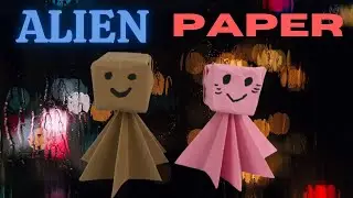 How To Make Easy Alien Paper | DIY Origami Alien Craft
