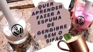 Como fazer a espuma do drink Moscow Mule