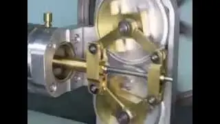 Stirling Engine with Rhombic Drive  (highspeed)