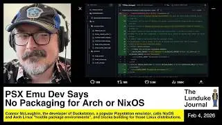 Разработчик эмулятора PSX заявляет об отсутствии возможности создания пакетов для Arch или NixOS.