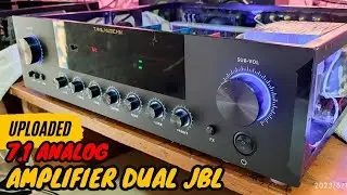 7.2 ANALOG  POWER AMPLIFIER  FOR  HOME USE / CLEAR AUDIO / DUAL JBL SUPPORT