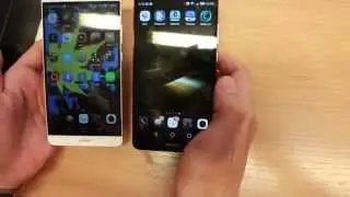 Huawei Mate 7 silver vs black