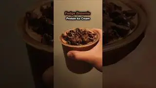 High Protein Fudge Brownie Ice Cream! 🍦🍫