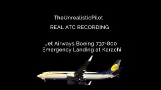 [REAL ATC] Jet Airways Emergency Landing at Karachi [9W202/JAI202]  w/Subtitles
