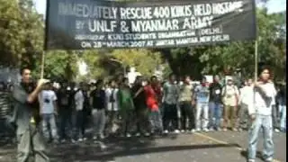 KSO-Delhi, Protest Against Abduction of over 400 Kukis by Meitei militant UNLF in 2007