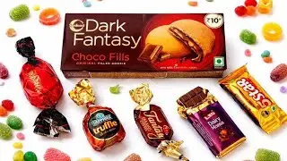 Satisfying Dark Fantasy Chocopie Fills🍪 5 Star & Leo Dairy Mama🍫 Unboxing 3 Colour Chocolate Review
