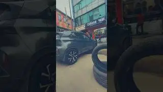 Nexon 17 inch alloy and tyre #automobile #nexon #modified #wheels #modifiedcars #viralshorts
