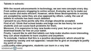 Essay: Should Tablets be allowed in schools? Books vs. Tech, mobiles, tablets, laptops in schools