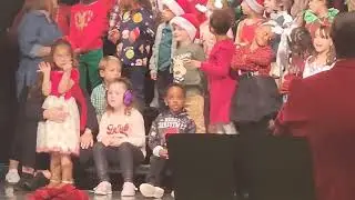 ASD son singing Jingle 🔔 Bells Kindergarten class