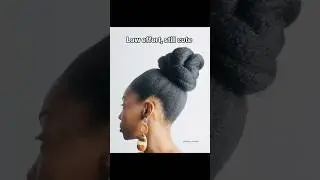 ✨Soft hair. Soft energy. Soft life. #naturalhair #4chair #bunstyles #kinkyhair #protectivestyles