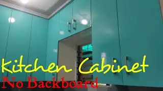 Kitchen Cabinet No Backboard