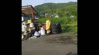 Свалка мусора в Петропавловске-Камчатском. Камчатка.Экология.Экосистема.Заповедный край.