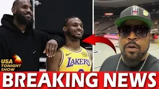 Bronny James' 2K rating is compared to LeBron's rookie year, highlighting his impressive performance