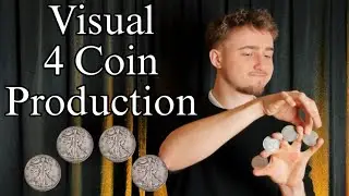 Visual Coin Magic | 4 Coins Appear