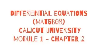 Differential Equations 31