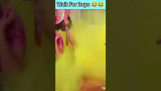 Girls Vs Boys Holi in village #holivlog2023 #holi