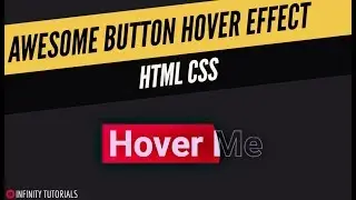 Awesome Button Hover using HTML CSS and Javascript