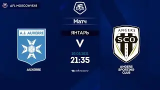 AFL20. France. Ligue 2. Day 21. Auxerre - Angers Sporting Club