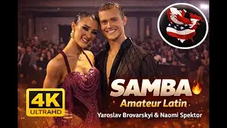 Yaroslav Brovarskyi & Naomi Spektor | Samba | Amateur Latin, North American Imperial Star Ball 2025