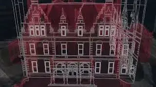 Pabst Mansion Laser Scan to Building Elevations