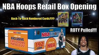 🔥 2024 Panini NBA Hoops Retail Box!!! Numbered Cards & More🔥