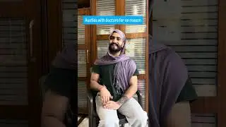 Aunties with doctors for no reason #comedy #funny #desi #punjabicomedy #husbandwife 