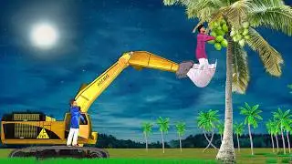JCB NARIYAL CHOR Lalchi Jcb Wala Coconut Chor Hindi Kahaniya Moral Stories New Comedy Video
