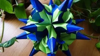 Origami ❀ Igel curly ❀ Kusudama