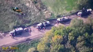 How Ukrainian Drone Strikes Destroyed Russian supply lines in the Kursk region
