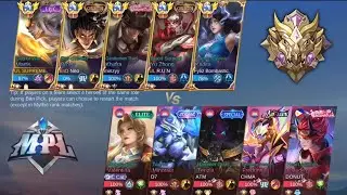 TOP MARTIS VS ENEMIES PLAYERS MPL BURN X FLASH TOP 4 MSC!! 🔥 ( Win or Lose ?