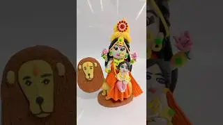 Day 5 Off Navratri 🙏🏻 Ma Skandmata Murti Making #durgamaa #durgapuja #shortsfeed
