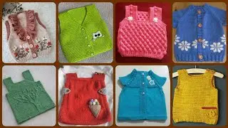 Easy Beautiful Kids Half Sweater Design/बच्चों के Hand Knitted Sweater Design Easy