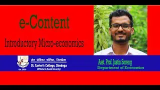 1. Introductory Microeconomics I Department of Economics I St. Xavier's College, Simdega