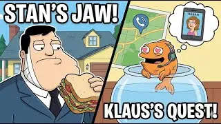|American Dad Best Moment | Stan's Broken Jaw & Klaus's Quest for Love