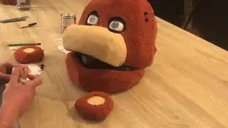 DIY Freddy Fazbear Head &ndash; Free Patterns | Final Assembly & Reveal (Part 6)