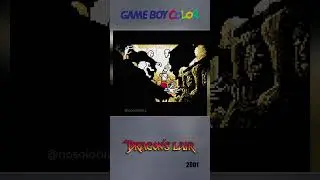 Dragon's Lair &middot; Game Boy Color &middot; Digital Eclipse, 2001 #retrogaming #nostalgic