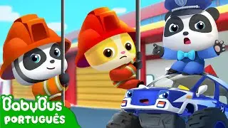 Equipe de Super Carros de Resgate, Vamos L&aacute;! 🚑 | 🚒  Super Carro | Carro Desenho | BabyBus Portugu&ecirc;s