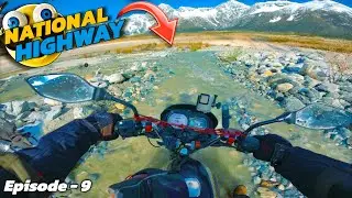 LADAKH RIDE ON 100cc PLATINA | EP - 9 | TOUGH OFF-ROAD TO REACH PANGONG LAKE