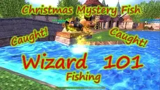 Wizard101: Fishing - Christmas Mystery Fish Caught!