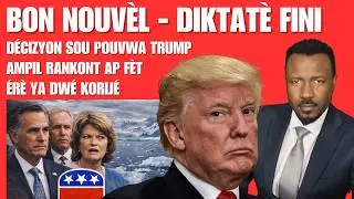 BON NOUV&Egrave;L - POUVWA TRUMP LAN FINI - DIKTAT&Egrave; PAP KAMP&Eacute; &Eacute;TAZINI -GWO RANKONT SOU PY&Eacute;   - ABNER GELIN