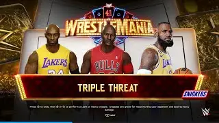 Battle of the GOATs: Kobe Bryant vs Michael Jordan vs LeBron James | WWE 2K25
