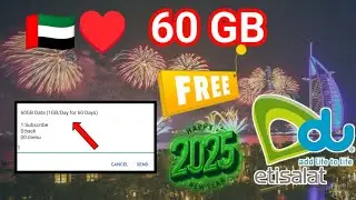 Etisalat UAE New Year Offer 2026 | How to Get 60 GB Data Today