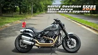 Harley Davidson FXFBS Fat Bob / 380km Review / Basic Mods & Upgrades