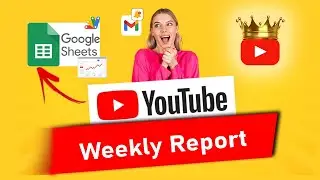 Automate YouTube Reporting with Google Sheets (FREE )#youtube #google #ai